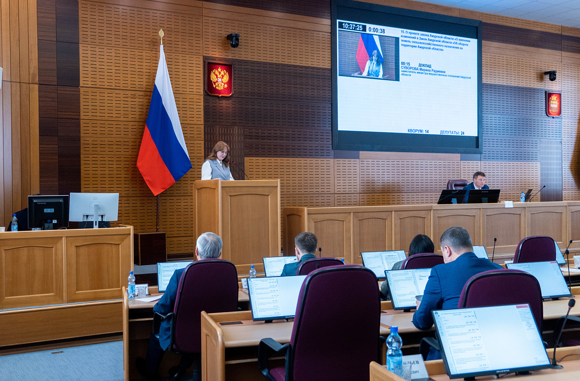 Приватизация и право собственности: Амурские парламентарии приняли несколько законопроектов по земле